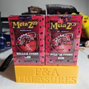 Lot Of 2 Sealed MetaZoo Seance 1st Edition Release Event Box